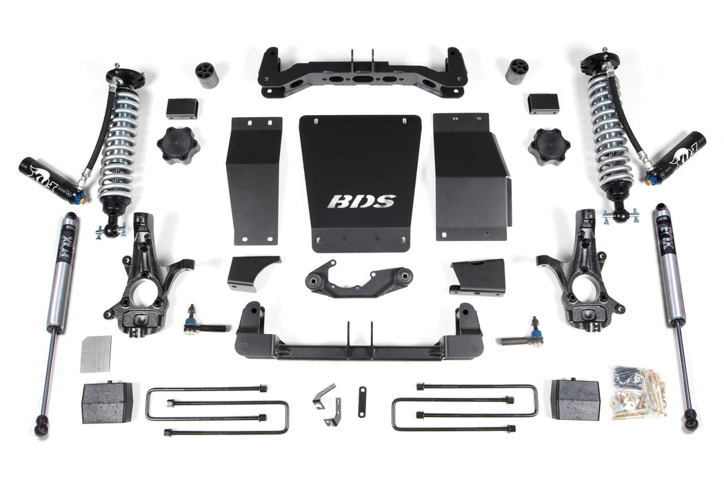 BDS BDS713FDSC 4 Inch Lift Kit -FOX 2.5 Coil-Over Chevy Silverado or fits gmc Sierra 1500 (14-18) 4WD