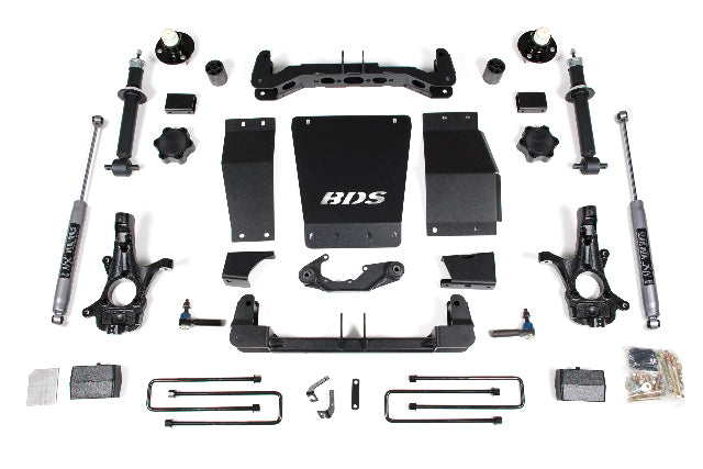 BDS 4 Inch Lift Kit Fits Chevy Silverado or Fits GMC Sierra 1500 (14-18) 4WD