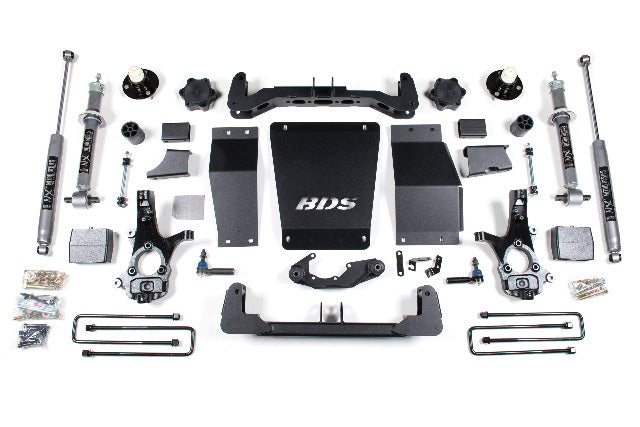 BDS 6 Inch Lift Kit Fits Chevy Silverado or Fits GMC Sierra 1500 (14-18) 4WD