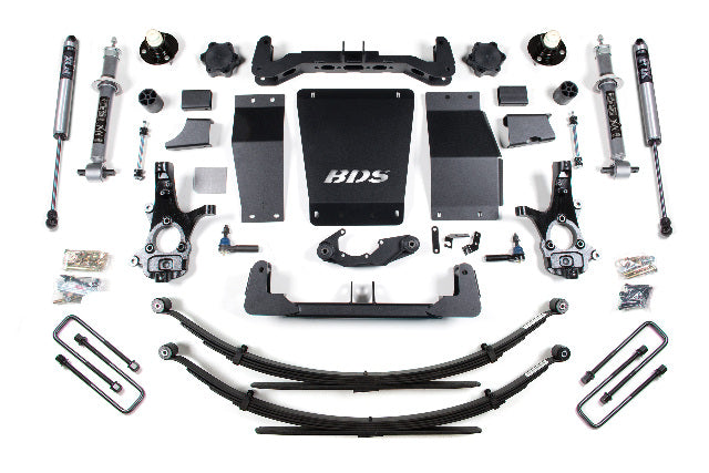 BDS 6 Inch Lift Kit Fits Chevy Silverado or Fits GMC Sierra 1500 (14-18) 4WD