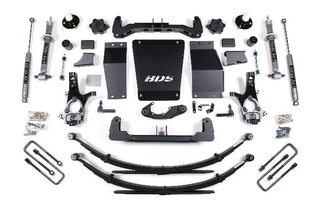 BDS 6 Inch Lift Kit Fits Chevy Silverado or Fits GMC Sierra 1500 (14-18) 4WD