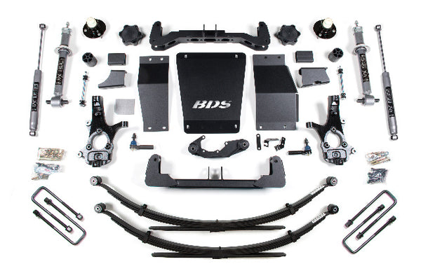 BDS 6 Inch Lift Kit, Fits Chevy Silverado Or GMC Sierra 1500 14-18 4WD 717H