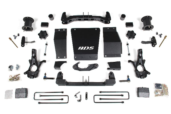 BDS 6 Inch Lift Kit, Fits GMC Sierra 1500 14-18 4WD Magneride Equipped 725H