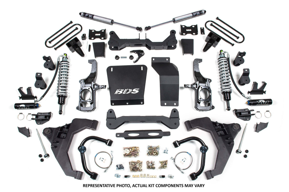 BDS 6.5 Inch Lift Kit FOX 2.5 Coilover Conversion Fits Chevy Silverado Or GMC Sierra 2500HD/3500HD 11-19 Diesel 727PSS