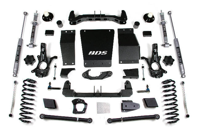 BDS 6 Inch Lift Kit Fits Chevy/Fits GMC Suburban, Tahoe, Yukon/XL 1500 (15-19) 4WD