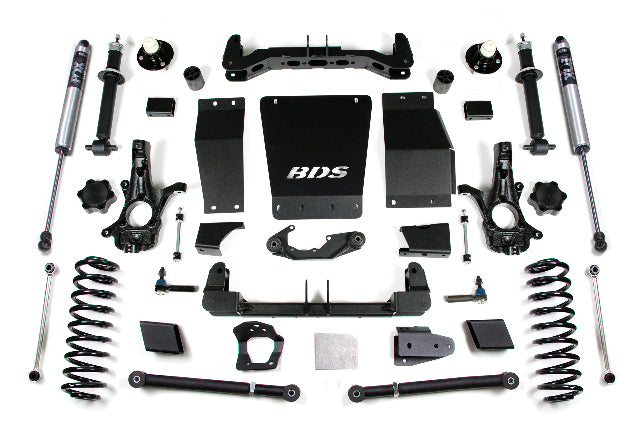 BDS 6 Inch Lift Kit Fits Chevy/Fits GMC Suburban, Tahoe, Yukon/XL 1500 (15-19) 4WD