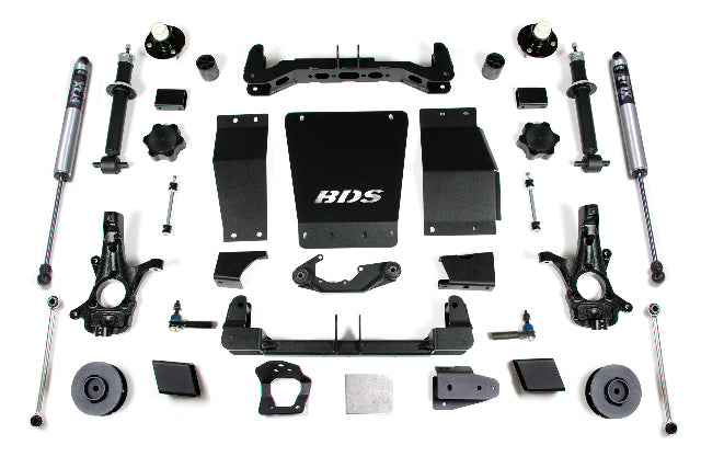 BDS 4 Inch Lift Kit, Fits Chevy/ GMC Suburban, Tahoe, Yukon/xl 1500 15-19 4WD 733FS