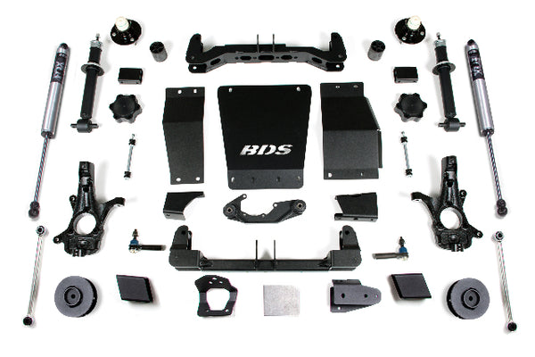 BDS 4 Inch Lift Kit, Fits Chevy/ GMC Suburban, Tahoe, Yukon/xl 1500 15-19 4WD 734FS