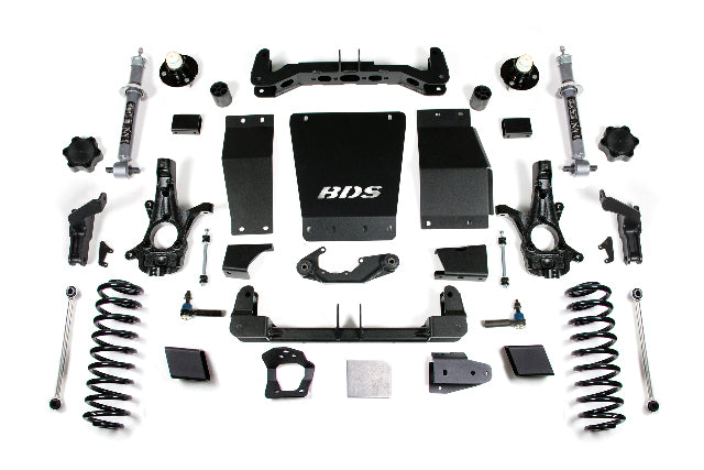 BDS 6 Inch Lift Kit Fits Chevy/Fits GMC Suburban, Tahoe, Yukon/XL 1500 (15-19) 4WD Autoride Equipped