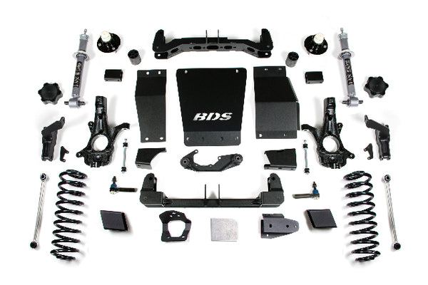 BDS 6 Inch Lift Kit, Fits Chevy/ GMC Suburban, Tahoe, Yukon/xl 1500 15-19 4WD Autoride Equipped 736H