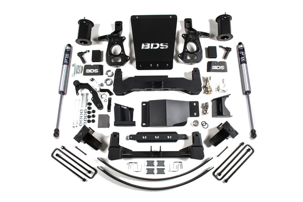 BDS 8 Inch Lift Kit, Fits Chevy Silverado Or GMC Sierra 1500 14-18 4WD 743FS