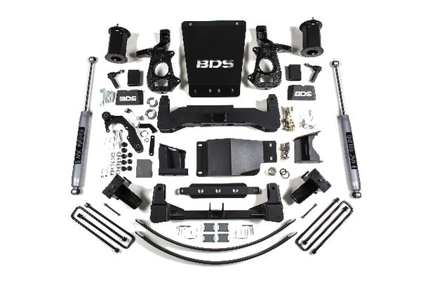 BDS 8 Inch Lift Kit, Fits Chevy Silverado Or GMC Sierra 1500 14-18 4WD 744H