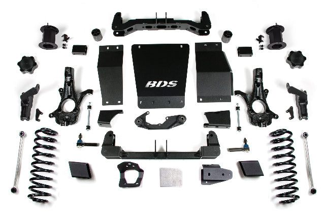 BDS 6 Inch Lift Kit Fits Chevy/Fits GMC Suburban, Tahoe, Yukon/XL 1500 (15-19) 4WD Magneride Equipped