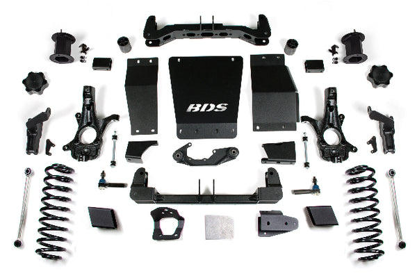 BDS 6 Inch Lift Kit, Fits Chevy/ GMC Suburban, Tahoe, Yukon/xl 1500 15-19 4WD Magneride Equipped 752H
