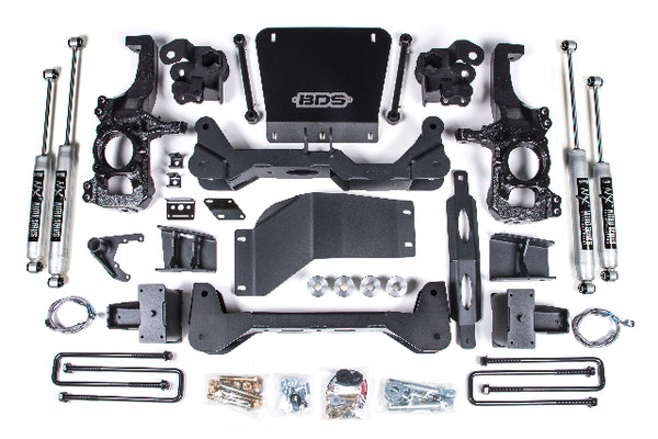 BDS 6.5 Inch Lift Kit, Fits Chevy Silverado Or GMC Sierra 2500HD/3500HD 20-25 4WD 756H