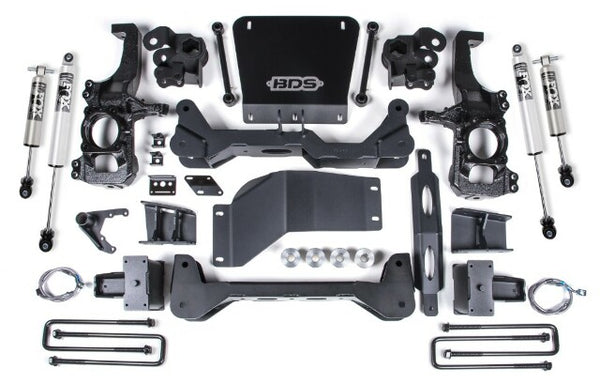 BDS 2020-2025 Chevrolet Silverado/gmc Sierra 2500HD/3500HD 4wd, 6.5" Suspension Lift System, 6" Rear Lift, Block, W/ Overload - Fox 2.5 Ps Hto Shocks Front/rear 756FPP