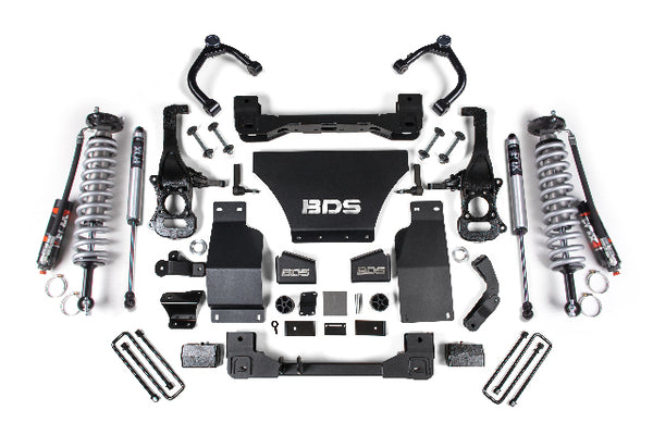 BDS 6 Inch Lift Kit 2.5 Performance Elite Coil-over, Fits Chevy Silverado Or GMC Sierra 1500 19-24 4WD Gas 782FPE