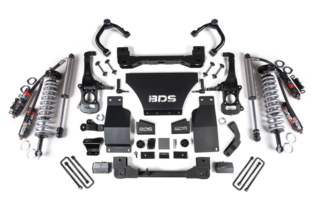 BDS BDS782FPE 6 Inch Lift Kit -FOX 2.5 Performance Elite Coil-Over - Chevy Silverado or GMC Sierra 1500 (19-24) 4WD - Gas