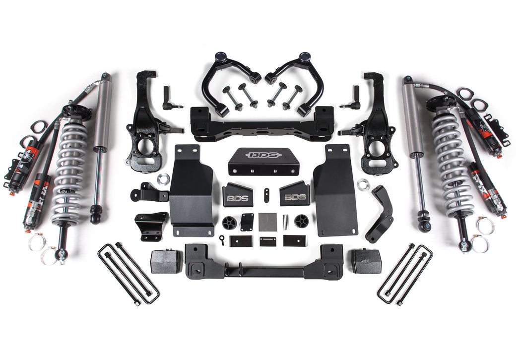 BDS BDS784FPE 6 Inch Lift Kit FOX 2.5 Performance Elite Coil-Over Chevy Silverado or GMC Sierra 1500 (19-24) 4WD Diesel