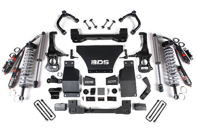 BDS 4 Inch Lift Kit 2.5 Performance Elite Coil-over, Fits Chevy Trail Boss Or GMC AT4 1500 20-24 4WD Diesel 786FPE