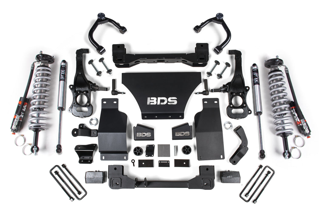 BDS BDS787FPE 2.5 Inch Lift Kit -FOX 2.5 Performance Elite Coil-Over Chevy Trail Boss or fits gmc AT4 1500 (19-24) 4WD Gas