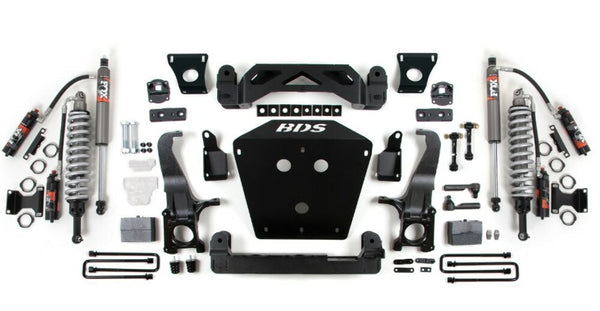 BDS 2007-2015 Toyota Tundra 7" Suspension System, 4" Rear Block - Fox 2.5 Pes C/o, Fox 2.5 Pes Shocks 813FPE