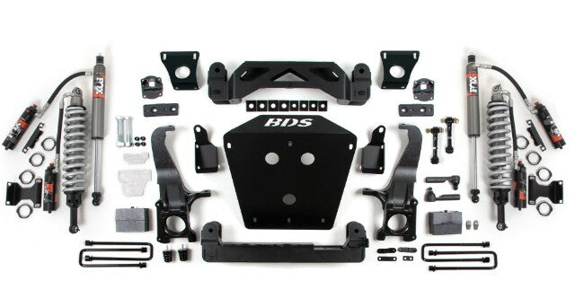 2007-2015 Toyota Tundra 7" Suspension System, 4" Rear Block - Fox 2.5 PES C/O, Fox 2.5 PES Shocks