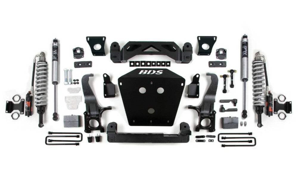 2007-2015 Toyota Tundra 5in Suspension System, 3" Rear Block - Fox 2.5 PES C/O, Fox 2.0 PS Shocks