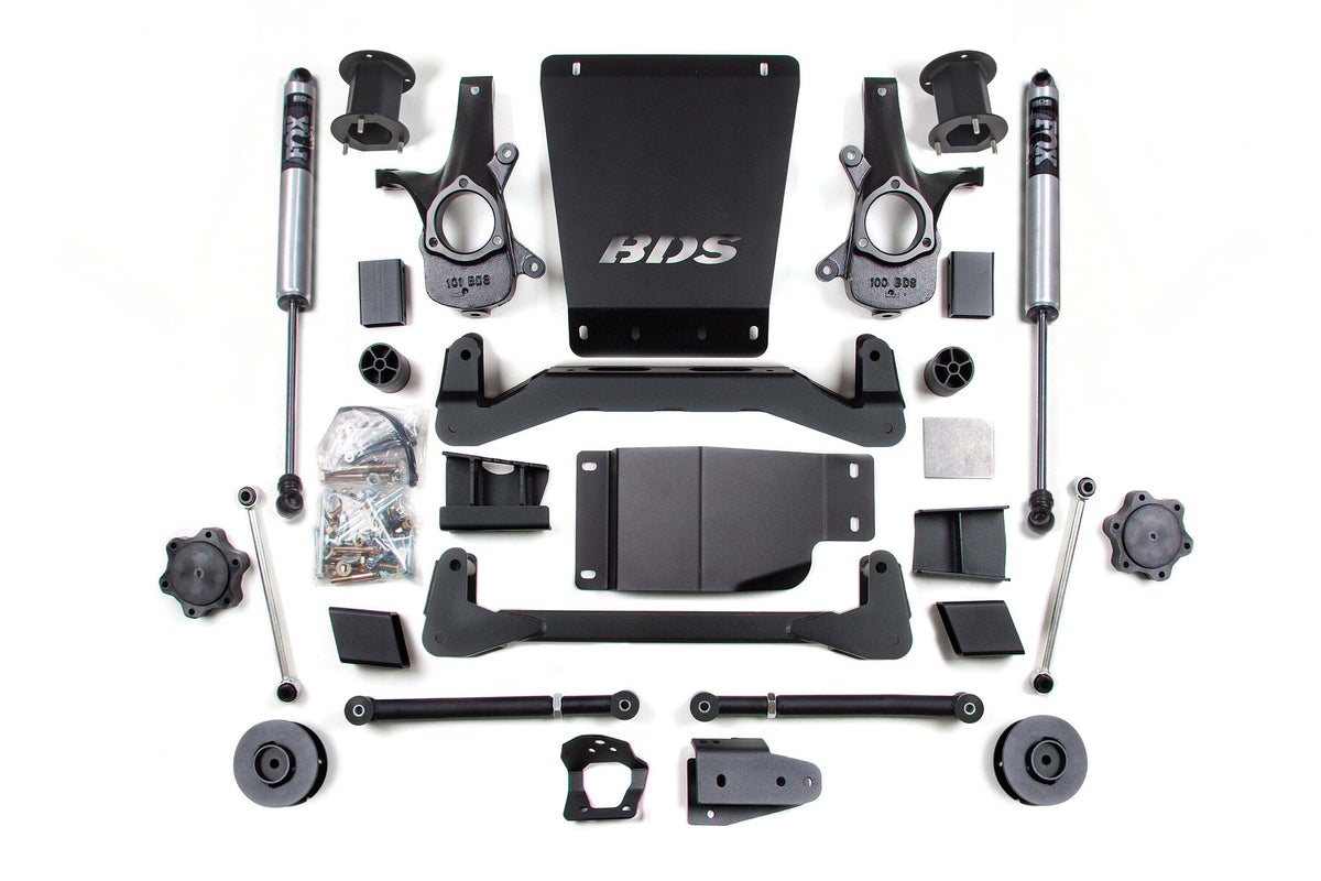 BDS 4.5 Inch Lift Kit Fits Chevy/gmc Avalanche, Suburban, Tahoe, Or Yukon 1500 07-14 4WD 906FS