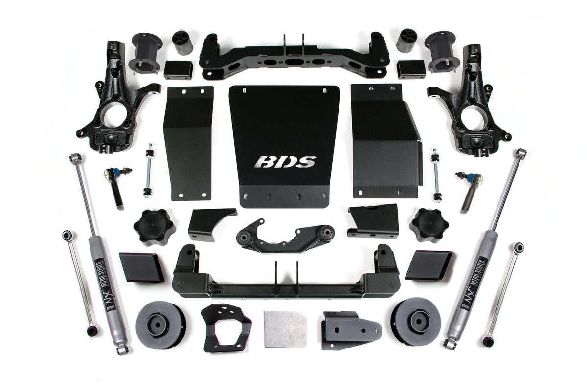 BDS 4.5 Inch Lift Kit Fits Chevy/gmc Avalanche, Suburban, Tahoe, Or Yukon 1500 15-20 4WD 908H