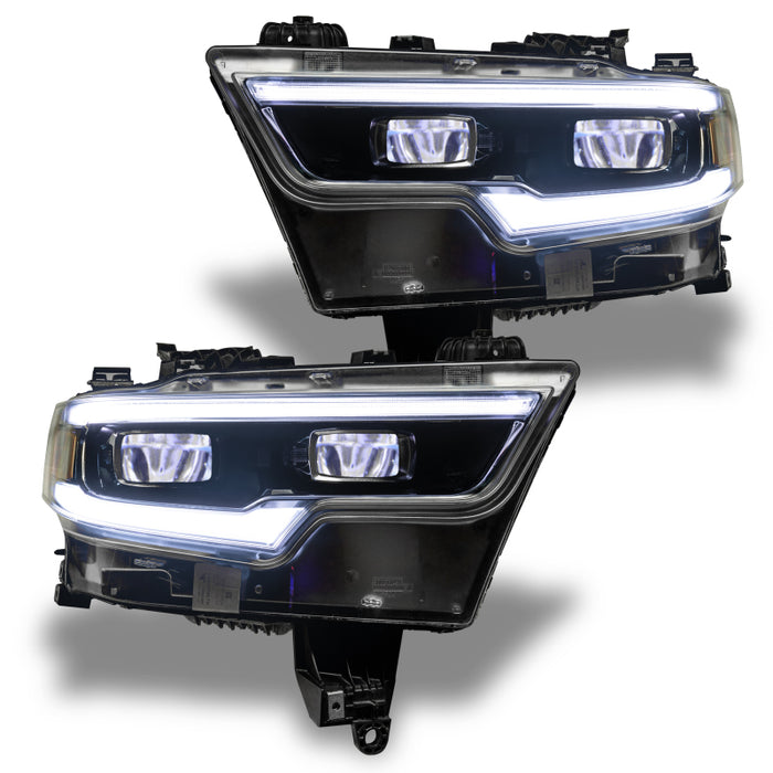 ORACLE Lighting 2019-2022 Ram 1500 ColorSHIFT® Headlight Demon Eye Kit - LED Projector Headlights