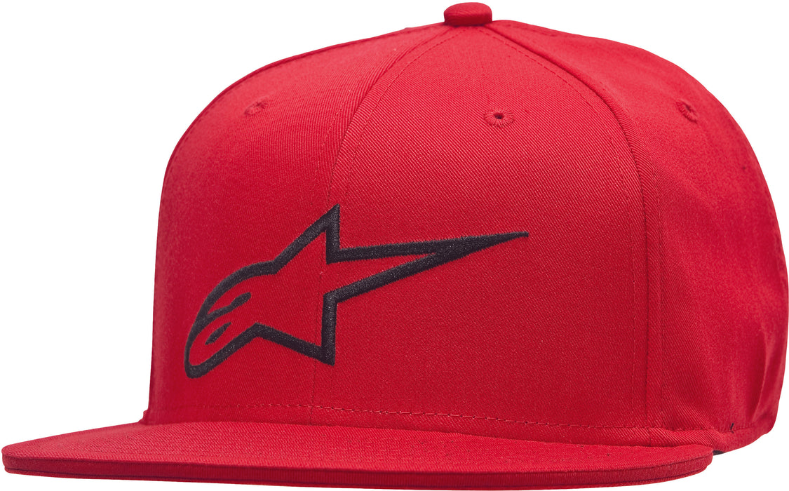 Alpinestars Ageless Flat Bill Hat Red/Black Lg/Xl 1035-81015-3010-L/XL