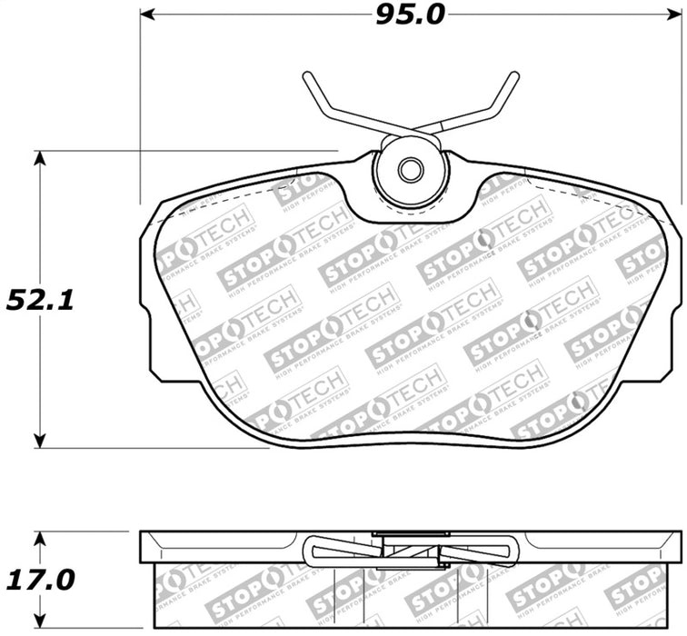 StopTech Street Touring Brake Pads 308.0493