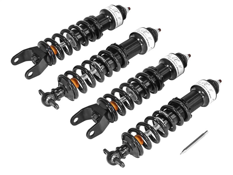 aFe Control Johnny OConnell Black Series Single Adjustable Coilover System; Chevy Corvette (C5/C6) 430-401003-J