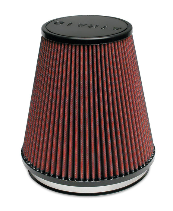 Airaid Universal Clamp-On Air Filter: Round Tapered; 6 In (152 Mm) Flange Id; 7 In (178 Mm) Height; 7 In (178 Mm) Base; 4.375 In (111 Mm) Top 700-495