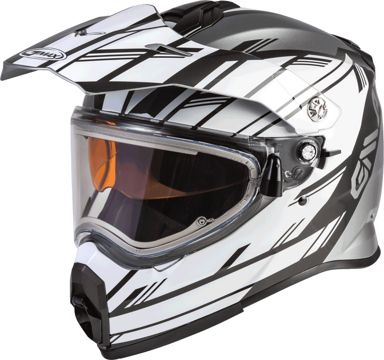 AT-21S Epic Snow Helmet W/ELEC Shield Silver/White/Black XS