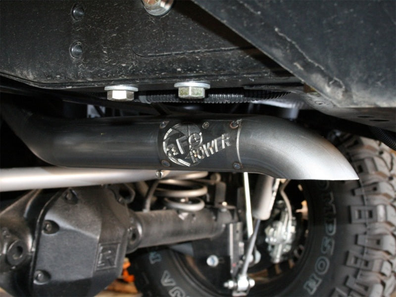 aFe MACHForce XP EXH Cast-Back RB Exhaust 12 compatible with Jeep Wrangler V6 3.6L 49-46218