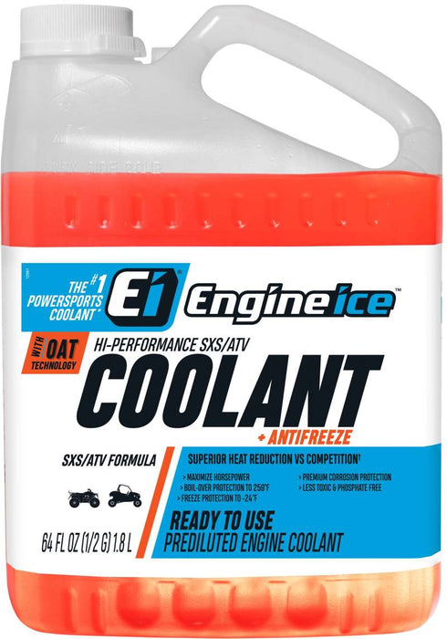 Engine Ice Hi-Performance Sxs/Atv Coolant + Antifreeze 1/2 Gal 12556 1/2 GAL