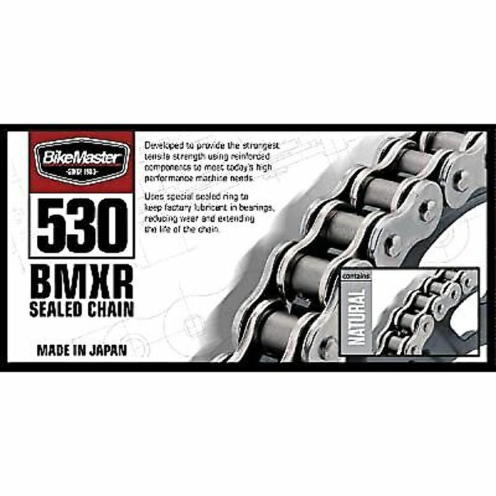 BikeMaster 530 BMXR X-Ring Chain 130 Links Chrome