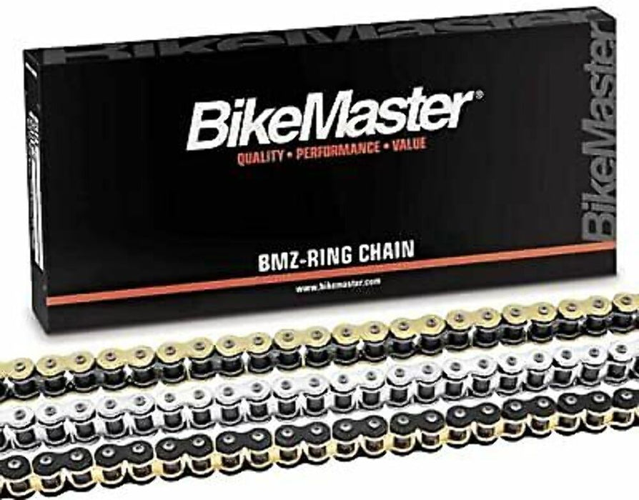 BikeMaster 530 BMZR Series Z-Ring Chain 530BMZR-160/BC Black/Chrome