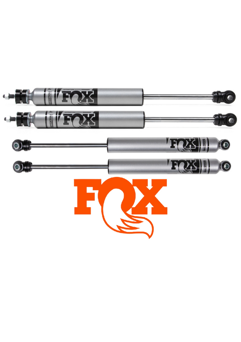 Fox 2.0 Adventure Series Shocks 2001-2010 Chevy/GMC 2500 HD 3" Lift Front and Rear