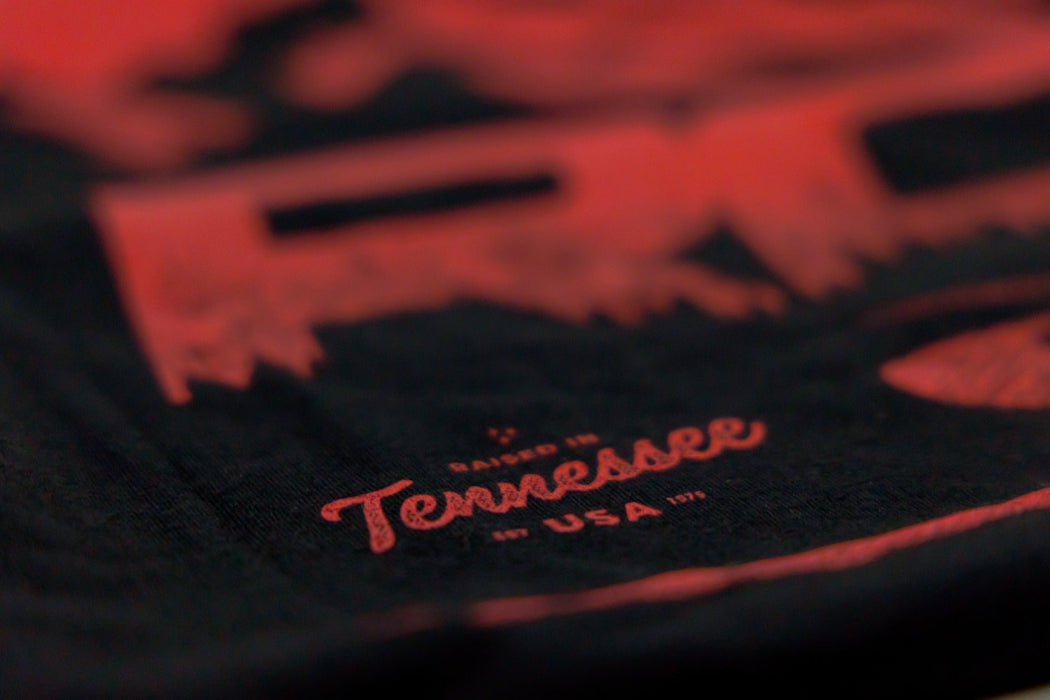 Rough Country T-Shirt Rc Mountains Black Md 84092MD