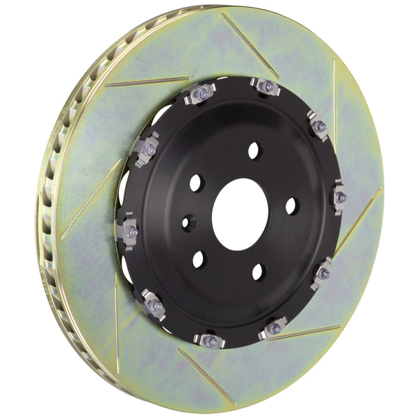 Brembo GT Front 2-Piece Rotor Kit, 365x34mm Type-1 Slotted Discs, Fits 2008-2015 Audi R8, 2009-2013 Lamborghini Gallardo 102.9007A