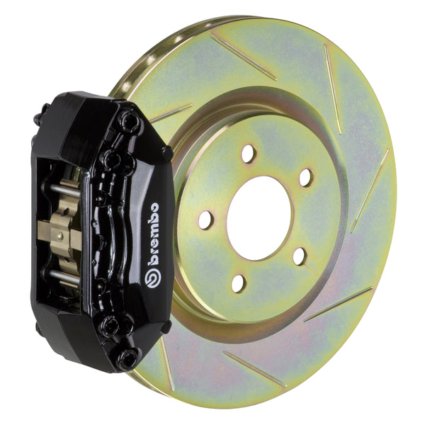 Brembo GT Front Big Brake Kit, 4-Piston Black Calipers, 330x28mm Type-1 Slotted Rotors, Fits 2015-2021 Volkswagen Golf 1A5.6016A1