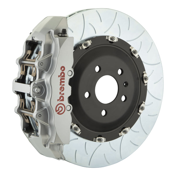 Brembo GT Front Big Brake Kit, 8-Piston Silver Calipers, 380x34mm Type-3 Slotted 2-Piece Rotors, Fits Chevrolet Silverado 1500 and more 1G3.9001A3