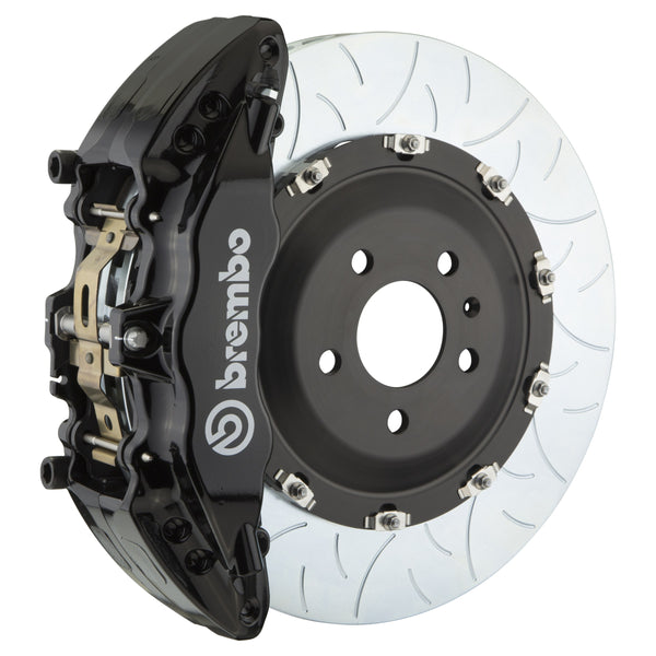 Brembo GT Front Big Brake Kit, 6-Piston Black Calipers, 380x34mm Type-3 Slotted 2-Piece Rotors, Fits 2022-2025 Lexus LX600 1J3.9024A1