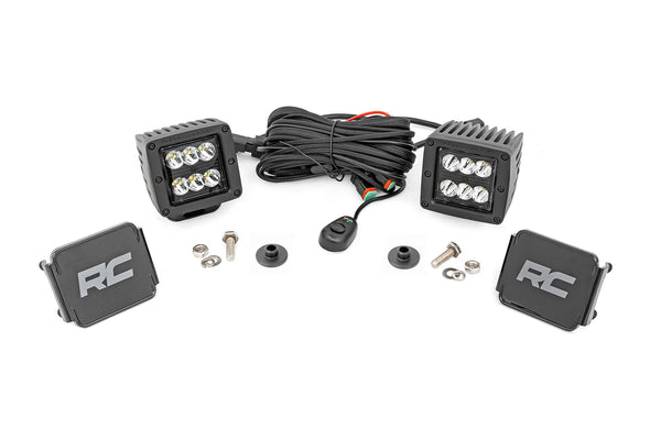 Rough Country LED Ditch Light Kit Fits Ford Bronco (21-23) 71047