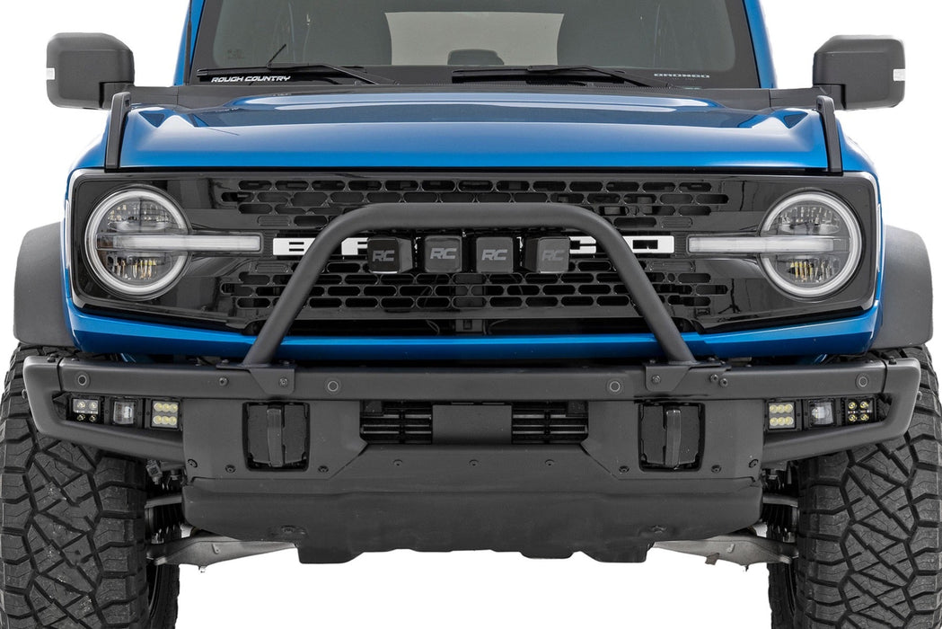 Rough Country Safari Bar 3" Osram (Quad) Wide Oe Modular Steel Ford Bronco (21-23) 51115