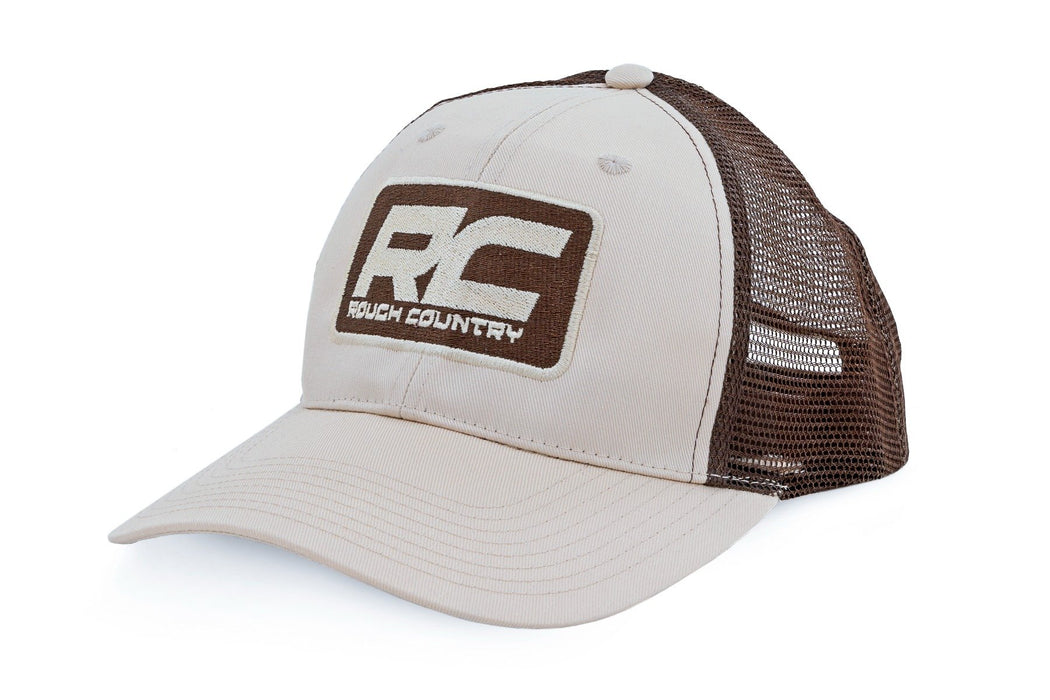 Rough Country Hat Brown Mesh Patch KhakiMc6901 84129