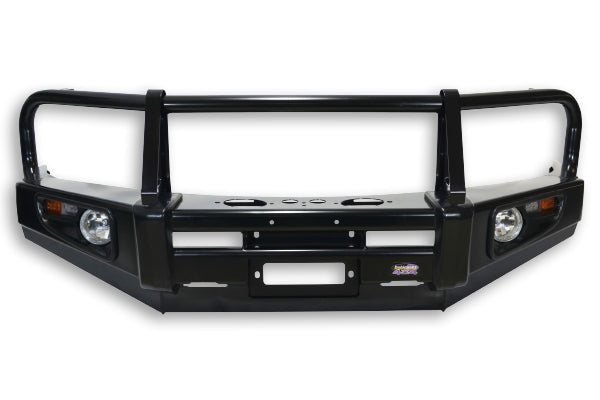 Dobinsons 4X4 Classic Black Deluxe Bullbar Compatible with Nissan Patrol Y61 Gu Wagon (Series 4) (09/2004 On) & Patrol Y61 Gu Ute (Series 4) (2006 On) (Bu45-3691) BU45-3691